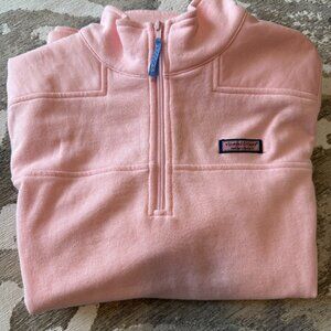 Vineyard Vines Womens Pink Quarter zip